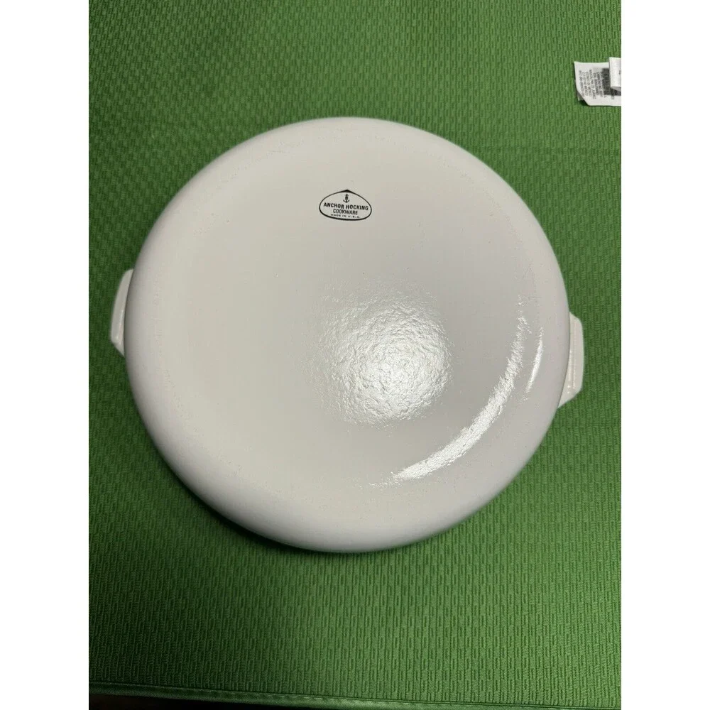 Anchor Hocking Cookware 8 1/2 Inch Casserole Dish‎ Made In U.S.A. Vintage 50s